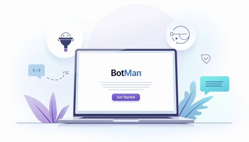 Лэндинг Botman